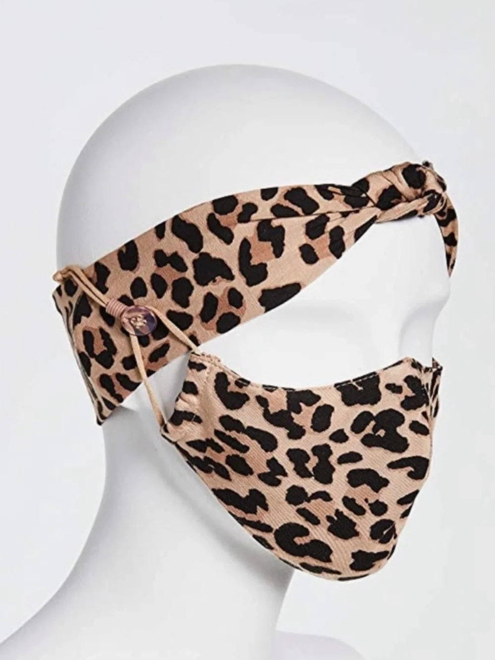 Lele Sadoughi Headband and Face Mask Set